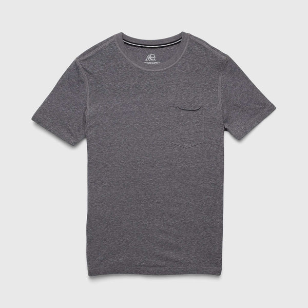 Nick Slub Pocket Tee - Black