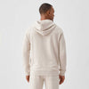 Marine French Terry Hoodie - Ancient Scroll