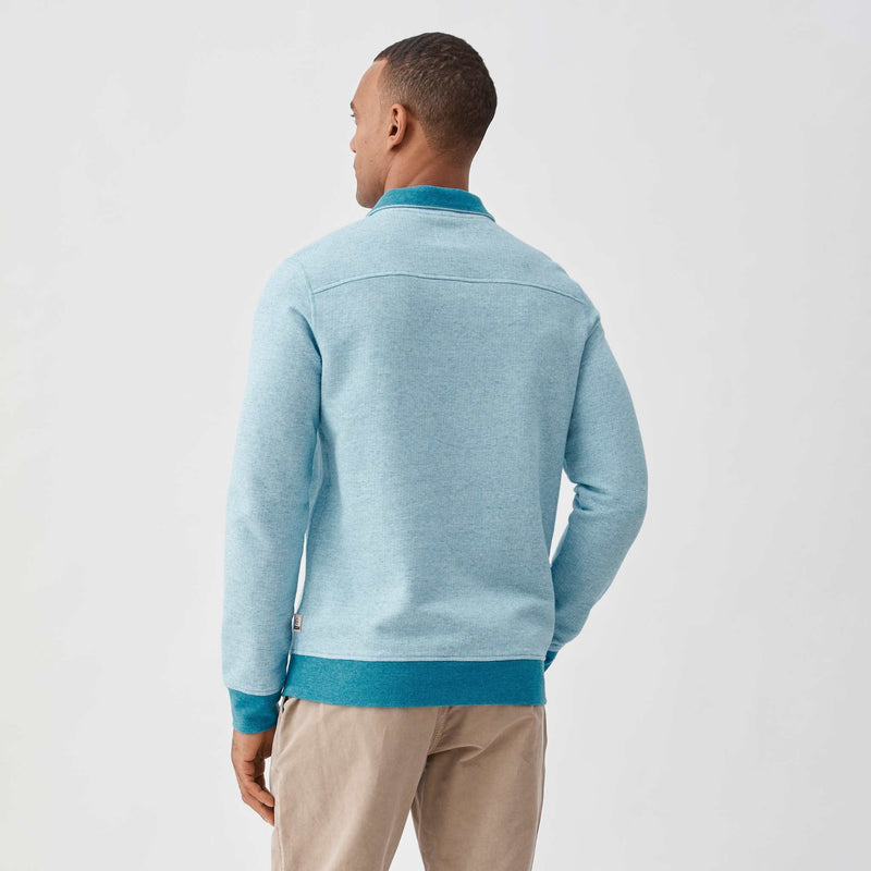 Bobby Fleece Quarter Zip - Blue Combo