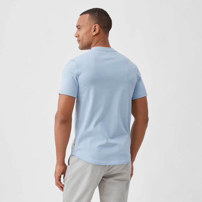 Salty Scoop Jersey Tee - Subdued Blue