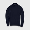 Stu Raglan Rollneck Sweater - Navy