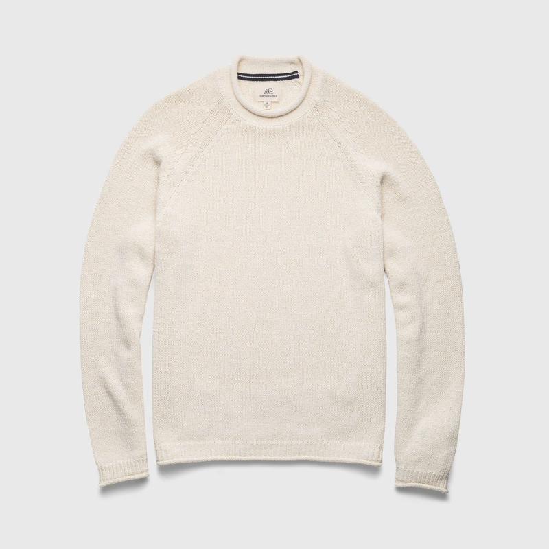 Stu Raglan Rollneck Sweater - Jet Stream