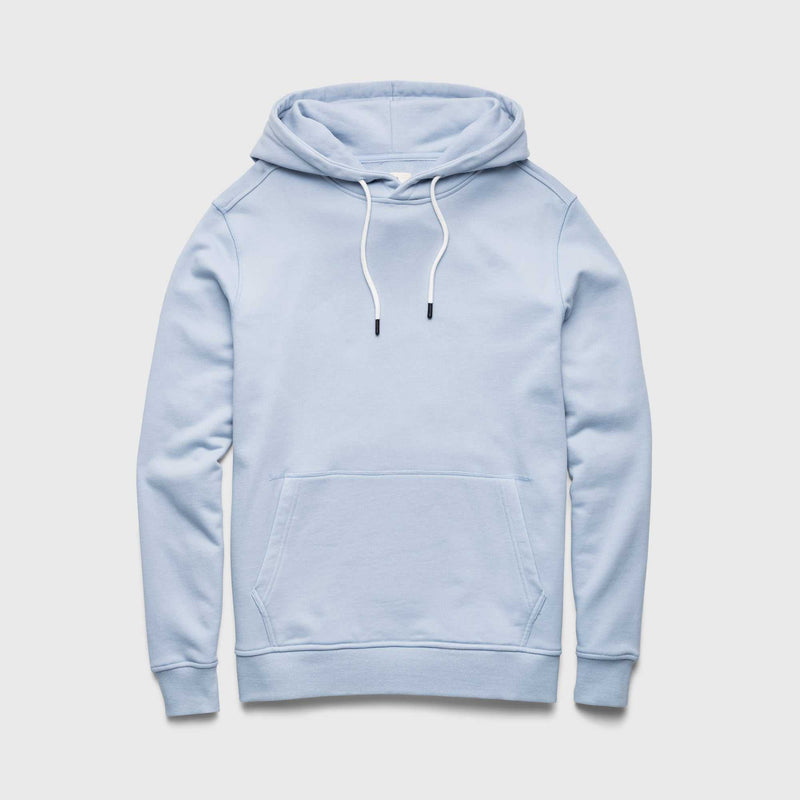 Marine French Terry Hoodie - Subdued Blue