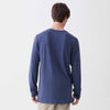 Sean Ultra Soft Classic Henley - Navy Heather