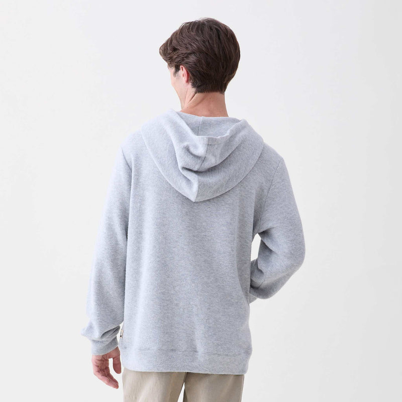 Justin Sweater Fleece Hoodie - Heather Grey