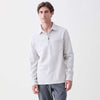 Cary Ultra Soft Polo - Heather Grey