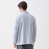 James Sweater Fleece Cardigan - Grey Heather