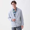 James Sweater Fleece Cardigan - Grey Heather