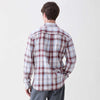 Brian Vintage Wash Plaid Shirt - Cabernet Combo