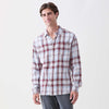 Brian Vintage Wash Plaid Shirt - Cabernet Combo