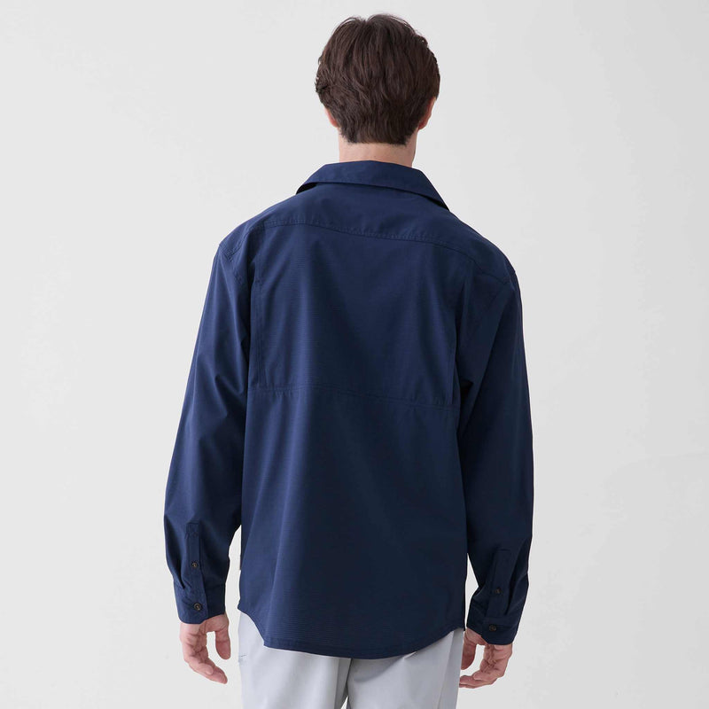 Fluke Utility Ripstop Shirt - Navy Blazer