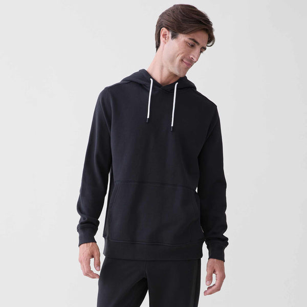 Marine French Terry Hoodie - Black