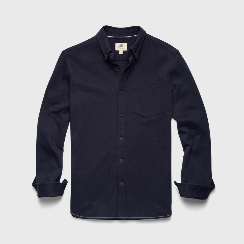 Brian Corduroy Shirt - Navy Heather