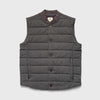 Cal Moleskin Quilted Vest - Charcoal Heather