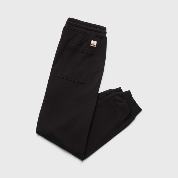 Dune Drawstring Terry Jogger - Black