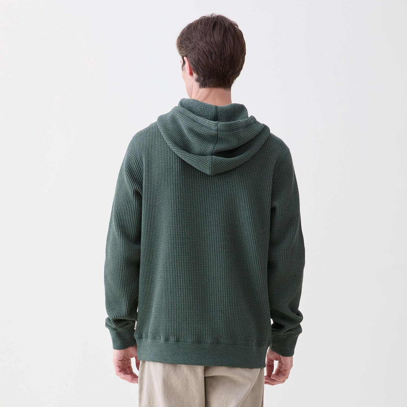 Ivan Thermal Hoodie - Green Heather