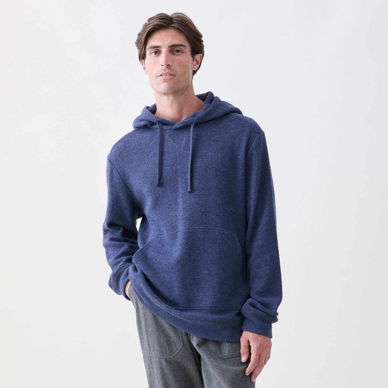 Justin Sweater Fleece Hoodie - Navy Heather