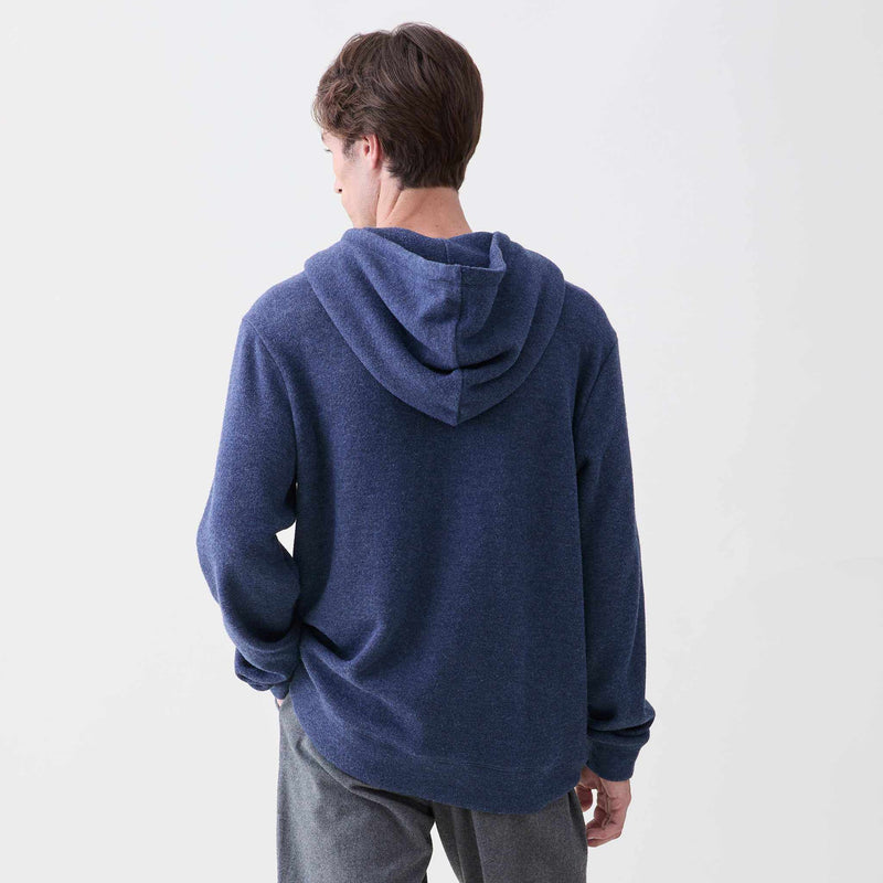 Justin Sweater Fleece Hoodie - Navy Heather