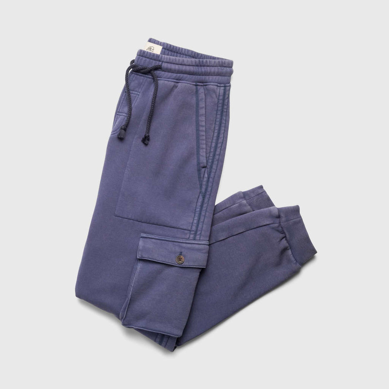 Keith Vintage Wash Cargo Jogger - Oceana Blue