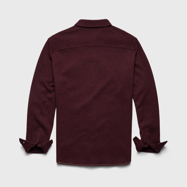 Rex Soft Knit Shirt - Cabernet Heather