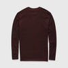 Sean Ultra Soft Classic Henley - Cabernet Heather