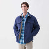 Skip Quilted Shirt Jacket - Navy Heather