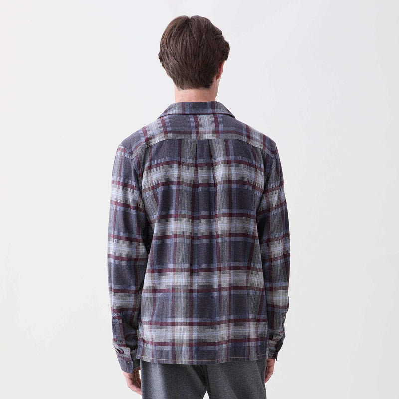 William Camp Collar Shirt - Cabernet